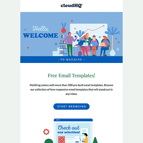 Welcome Email for New MailKing Users